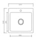 Diskho Lavabo Mera 57 575 mm