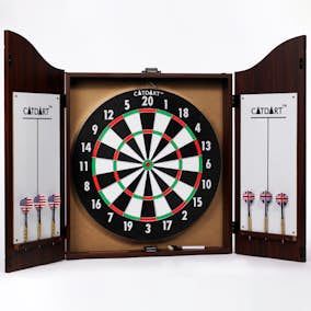 Dartskåp Catdart Complete Kings Head Darttavla & Dartpilar