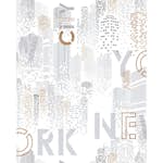 Tapet Lutéce New York City Rose 11201103