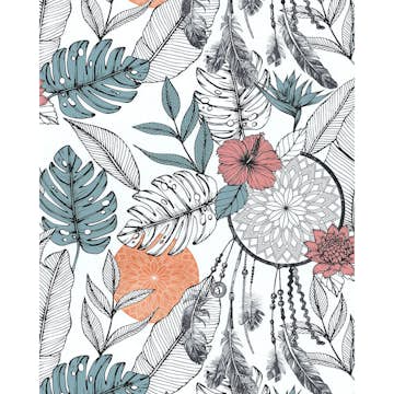 Tapet Lutéce Attrape Reves Orange 11201505