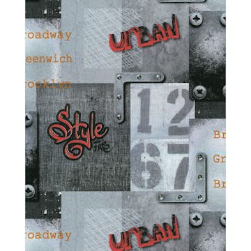 Tapet Lutéce Urban Style Rouge 11201710