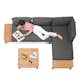 Loungegrupp LifestyleGarden Portals Dark Utomhus