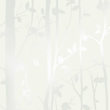 Tapet Laura Ashley Cottonwood Pearlescent Vit