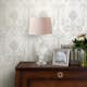 Tapet Laura Ashley Josette Dove Gra & Vit
