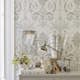 Tapet Laura Ashley Josette Dove Gra & Vit