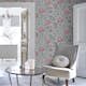 Tapet Laura Ashley Tapestry Floral Slate Gra