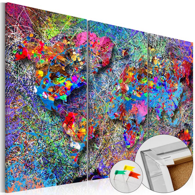 Anslagstavla Arkiio Colourful Whirl