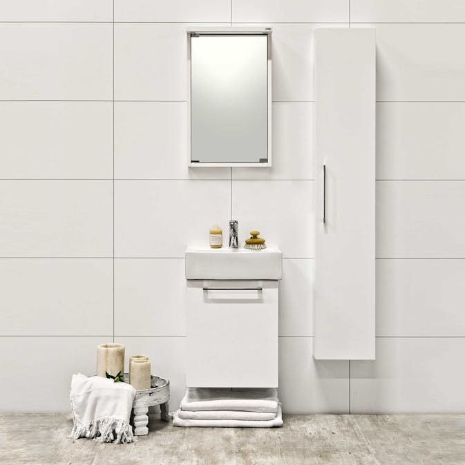 Högskåp Noro Multi 296 mm Vit