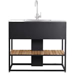 Diskbänksmodul Skeldervik Stainless Countertop