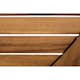 Utebord Comfort Garden Lines Runt 140 cm Akacia/Svart