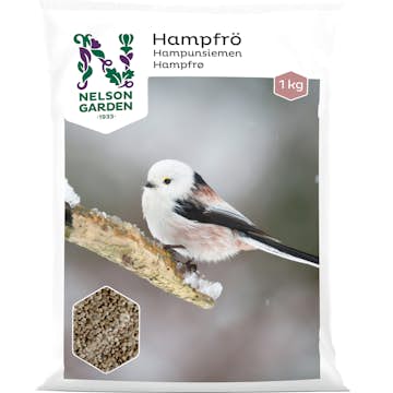 Fågelmat Nelson Garden Hampfrö 1 kg