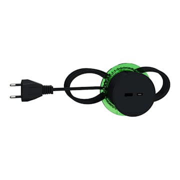 Bordsenhet Schneider Electric XS Unica System+ USB A+C Antracit