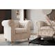 Fotpall Manor House Chesterfield Deluxe Sammet