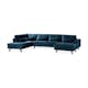 U-Soffa Scandinavian Choice Copenhagen Sammet