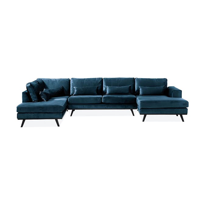 U-Soffa Scandinavian Choice Copenhagen Sammet