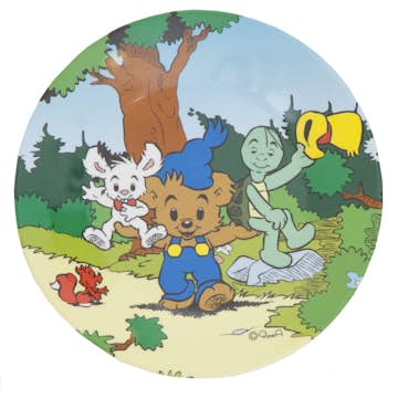 Barntallrik Rätt Start Bamse Flat Vänner