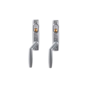 Handtag Vikdörr NorDan HelAlu ASSA 2130 Cylinder in- & utsida