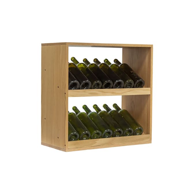 Vinställ mQuvée Ek Display 60x60x30 cm