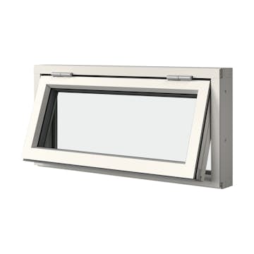 Överkantshängt Fönster Elitfönster Original Aluminium 100 3-Glas Lagerfört