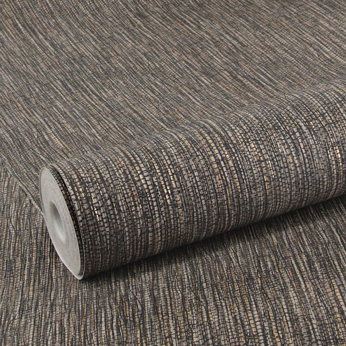 Tapet Sublime Grass Brun Gold