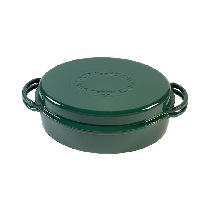 Gjutjärnsgryta Big Green Egg Emaljerad Oval