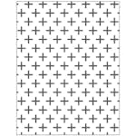Embossingfolder Creativ Company Kors Stl 11x14 cm 1 st