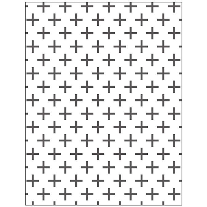 Embossingfolder Creativ Company Kors Stl 11x14 cm 1 st