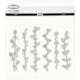 Skärschablon Creativ Company Blomsterrankor Stl 143x123 mm 1 St