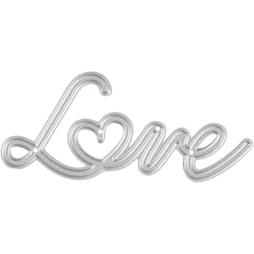 Skärschablon Creativ Company Love Stl 69x30,5 mm 1 St