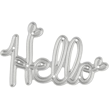 Skärschablon Creativ Company Hello Stl 59x36 mm 1 St