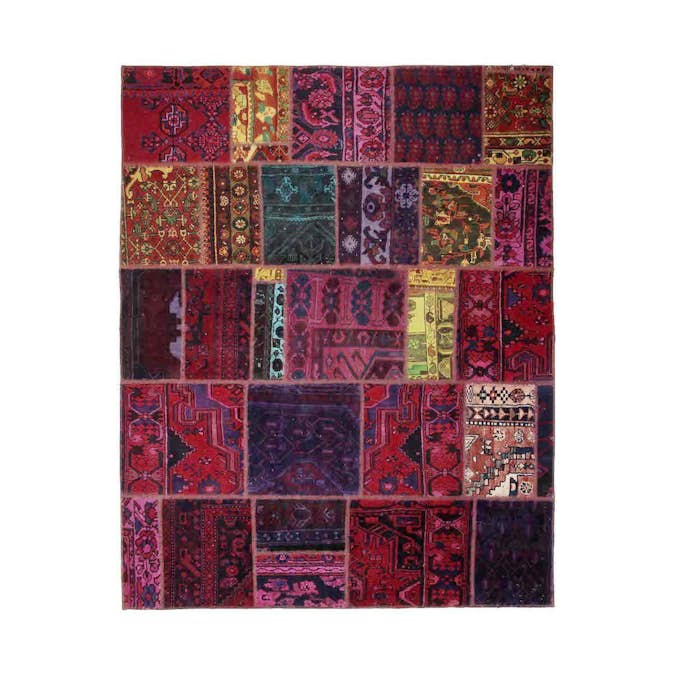 Persisk Patchworkmatta Arkiio Ull/Garn Flerfärgad 173x219