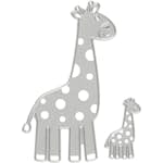 Skärschablon Creativ Company Giraff Stl 54x92+21x35 mm 1 St