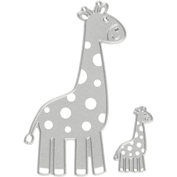 Skärschablon Creativ Company Giraff Stl 54x92+21x35 mm 1 St