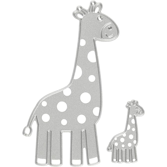 Skärschablon Creativ Company Giraff Stl 54x92+21x35 mm 1 St