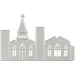 Skärschablon Creativ Company Kyrka 3D Stl 135x85 mm 1 St