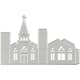 Skärschablon Creativ Company Kyrka 3D Stl 135x85 mm 1 St