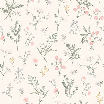 Tapet Laura Ashley Crosswell Coral Rosa 118480