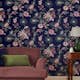 Tapet Joules Vine Cottage Floral Royal Navy