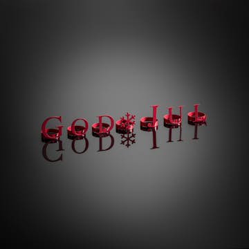 Dekorationsbokstäver Gnosjö Konstsmide God Jul