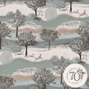 Tapet Laura Ashley Hartingdon Jade Grön 119858