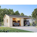 Garage Palmako Roger med Carport 36,5 m2