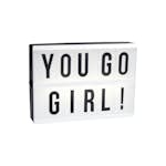 Ljuslåda PR Home LED 90 bokstäver A5