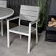 Matgrupp Comfort Garden Parma Matgrupp Utomhus Rund Ø140cm med 4 Levels Stapelbara Matstolar