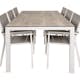 Matgrupp Venture Home Llama Matgrupp Utomhus 205cm med 6 Levels Stapelbara Matstolar