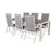 Trädgårdsgrupp Comfort Garden Buitepos Matgrupp Utomhus inkl 6 Positionsstolar