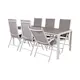 Trädgårdsgrupp Comfort Garden Buitepos Matgrupp Utomhus inkl 6 Positionsstolar