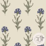 Tapet Laura Ashley Dandelion Dusky Seaspray Blå 121068