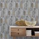 Tapet Sublime Oval Shapes Sand Guld 121137