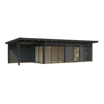 Stuga Palmako Andrea 30,4 m² Slide Plus (inv. 21,1+7,9 m²)