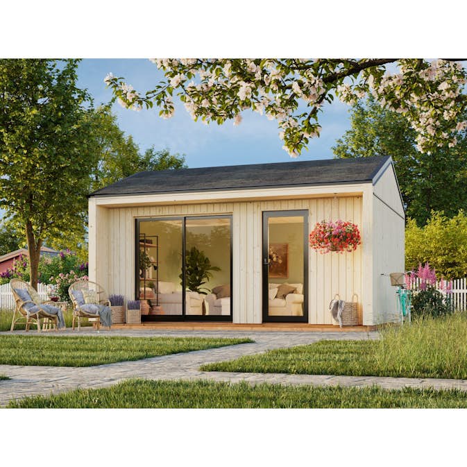 Trädgårdshus Palmako Rebekka 25,2 m² (inv. 19,4 m² )